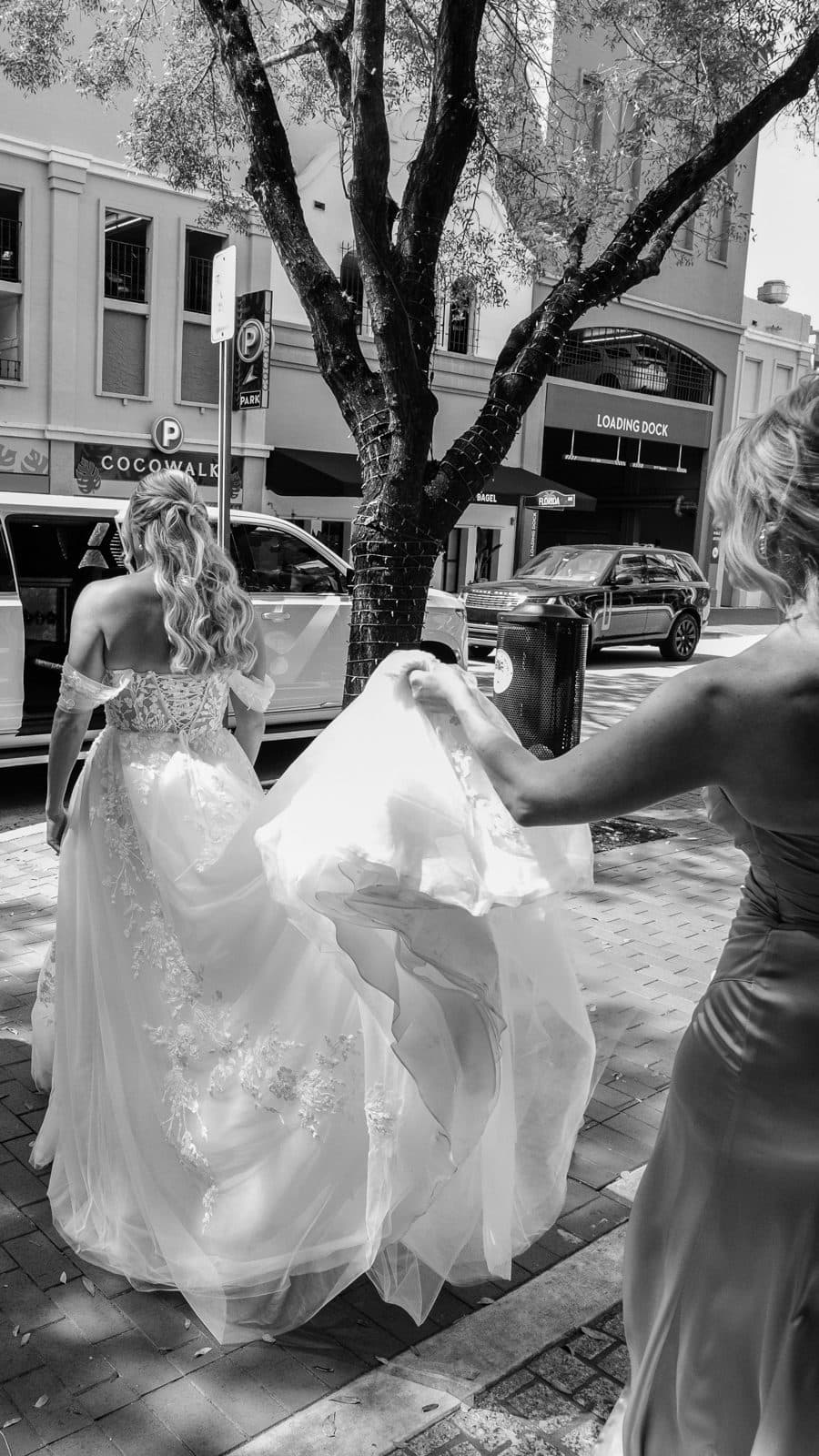 A close portrait of Alyssa and Chris about to kiss