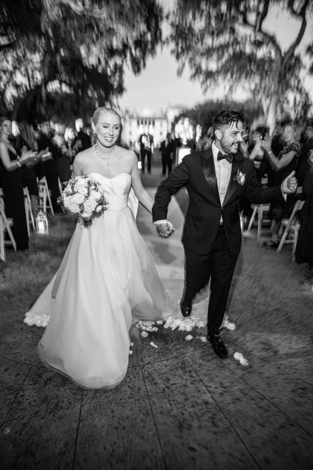 A portrait of Amy and Chris standing together